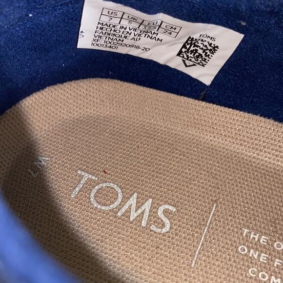 Toms blue Cabrillo lace up sneakers - Picture 6 of 7